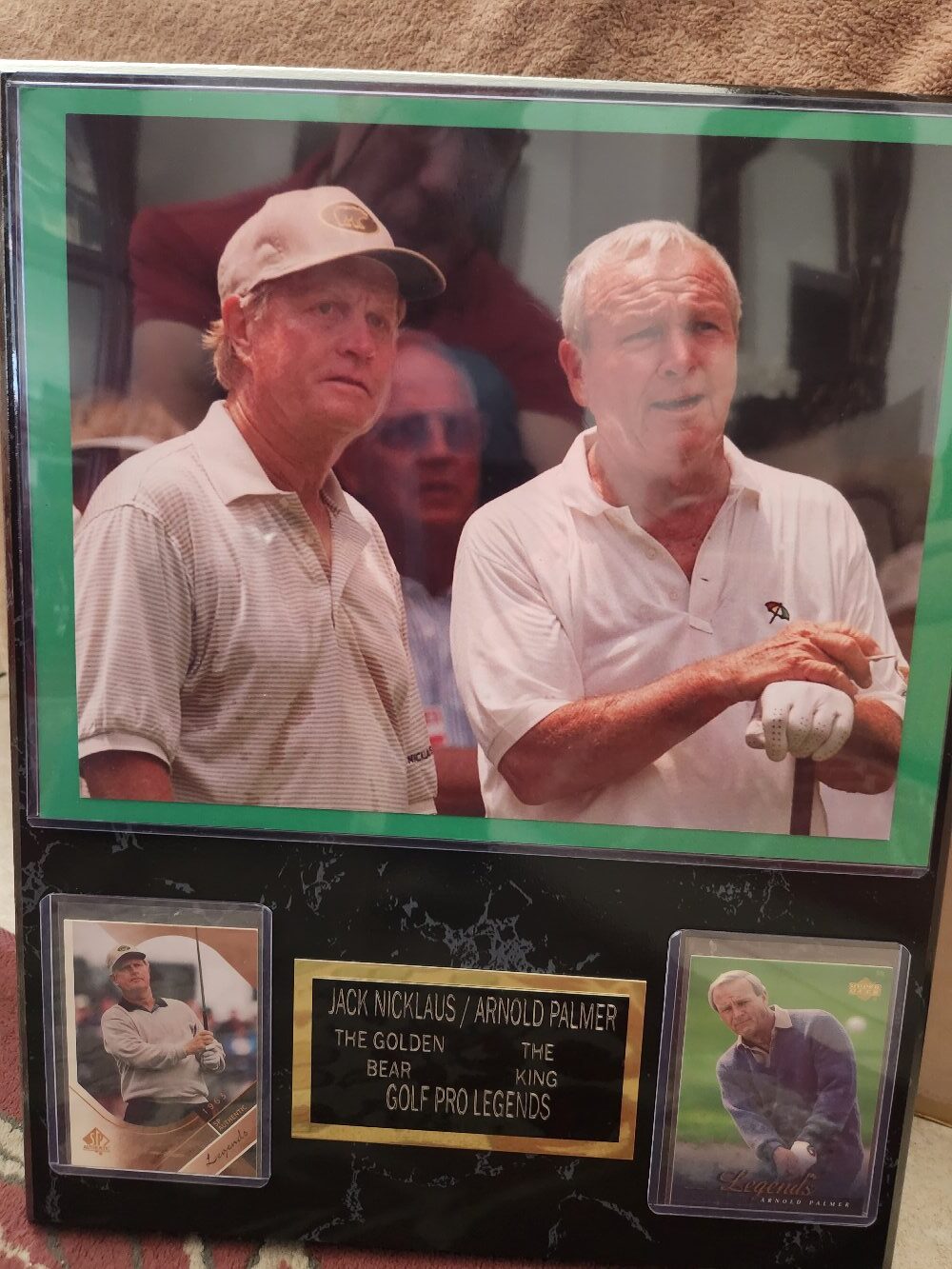 Jack Nicklaus/Arnold Palmer Sports Plaque and Custom Pen
