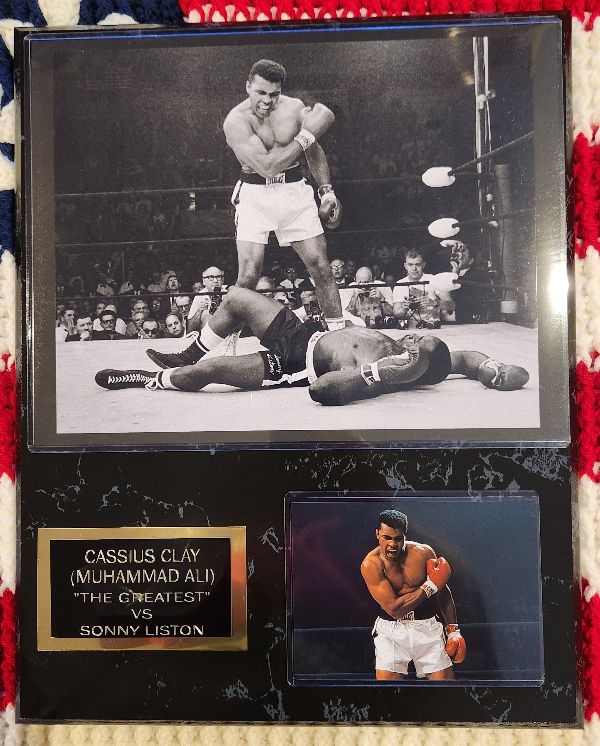 Mohammad Ali Sports Plaque