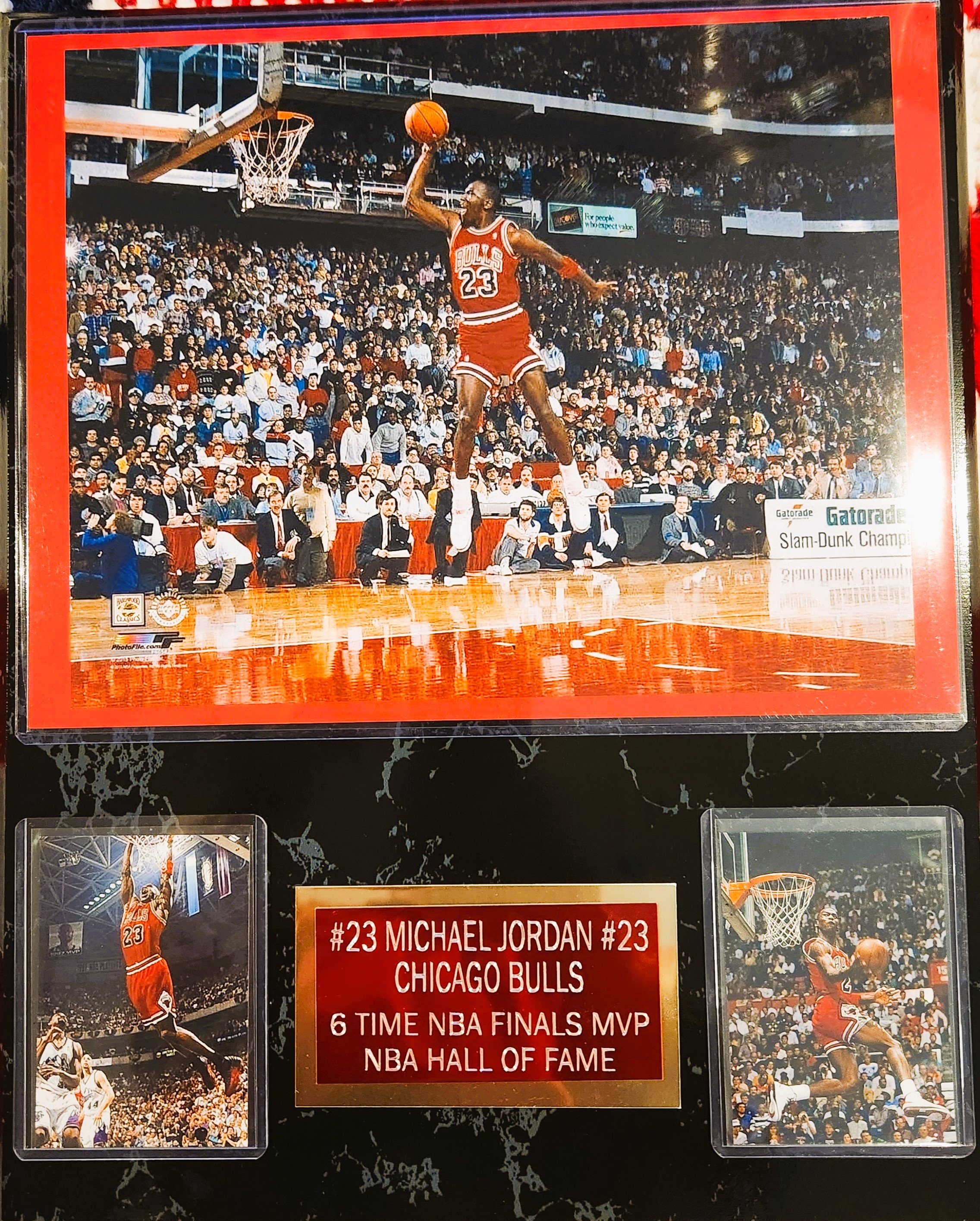 Michael Jordan #23 Chicago Bulls Sports Plaque